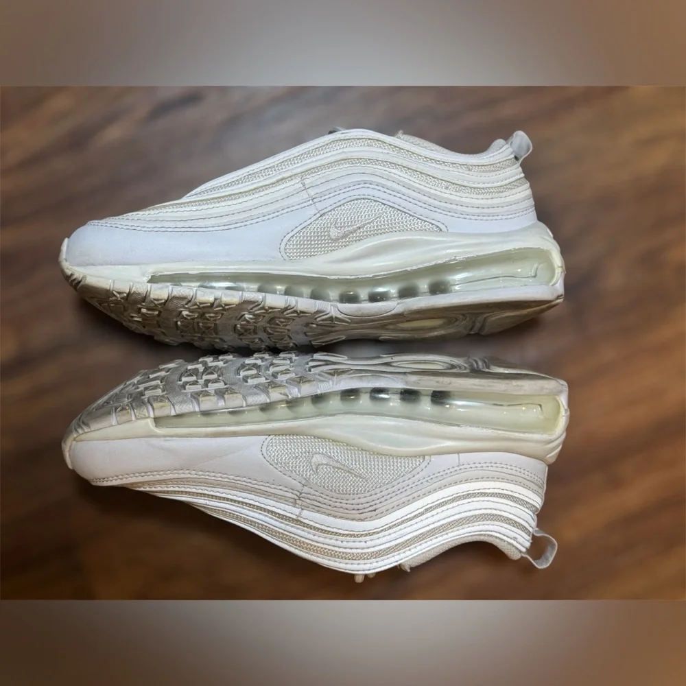 Nike Air Max 97 Cream White Sneakers –‎ Size 6 Women’s